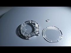 Kesin Şeffaf Saphir Tek Kristal Saat Kılavuzları Özel Hareketler için