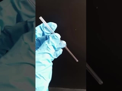 Özel 140mm Çift Taraflı Cilalı Safir Tüpler Optik Bileşen Koruma Tüpleri