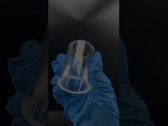 Özel cilalanmış şeffaf safir tüpleri giyim dayanıklı yüksek sertlik