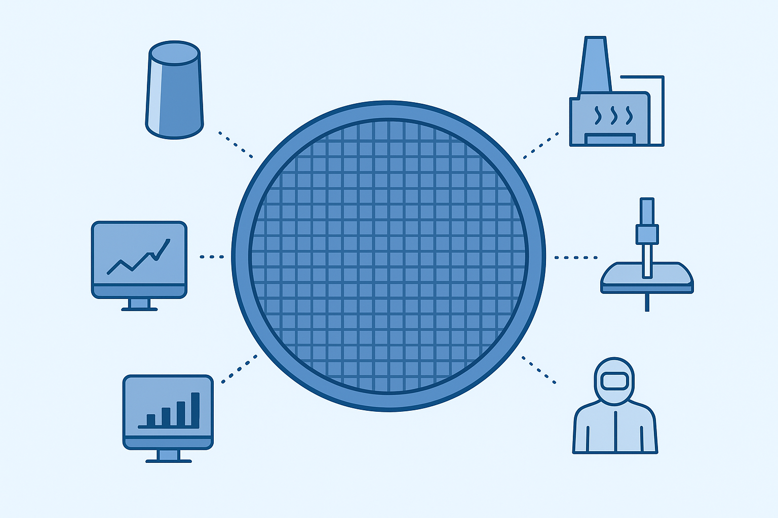 Son şirket blogları hakkında Yarı İletken Üretiminde Yonga Kalitesini Etkileyen Beş Temel Faktör