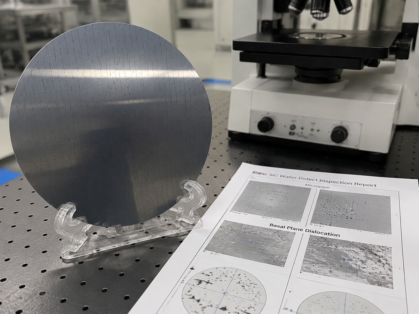 Son şirket blogları hakkında How Micropipes and Basal Plane Dislocations Affect SiC Substrate Performance
