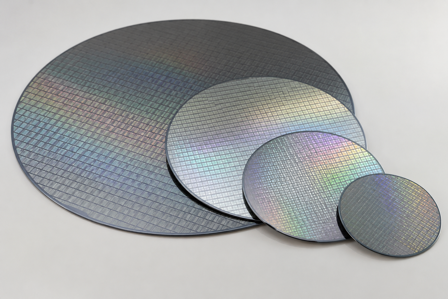 Son şirket blogları hakkında Silikon Wafer Diametresi ve Kalınlığı Rehberi: 100mm, 150mm, 200mm ve 300mm Standartlar, Tipik Kalınlık ve Uygulamalar