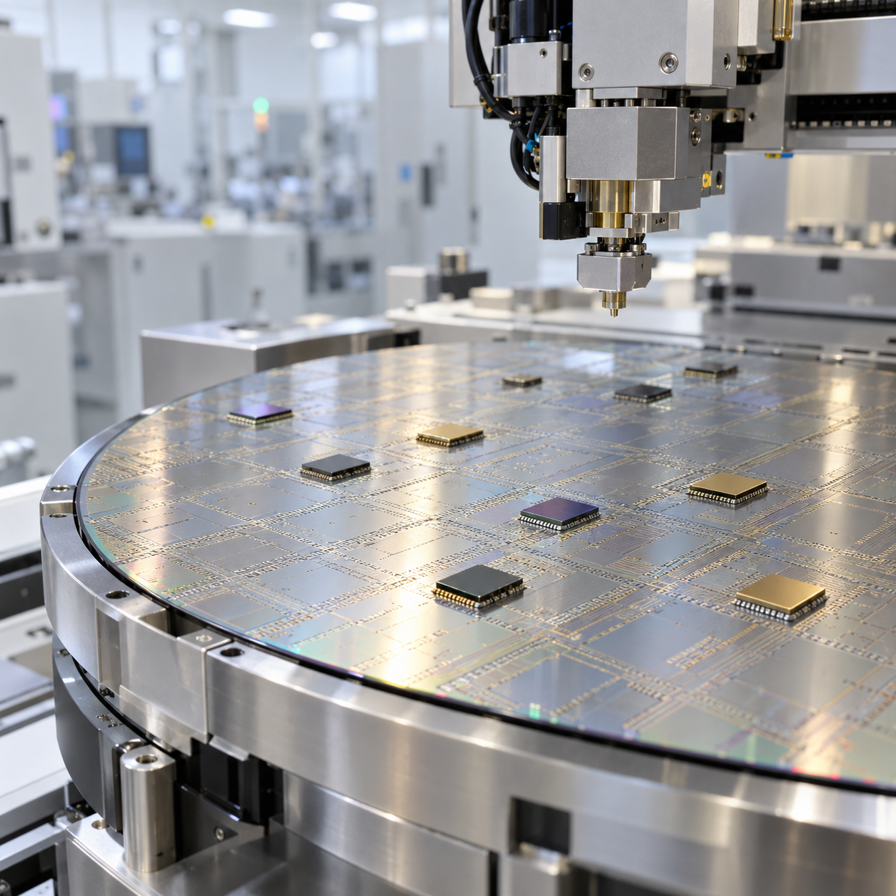 Son şirket blogları hakkında III-V Chiplet Integration on 300mm RF Silicon Interposers: InP, GaAs and GaN Die Bonding, Surface Flatness and Thermal M