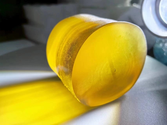 satın al Sarı 99.99% Al2O3 Sapphire Tek Kristal Laboratuvarda yetiştirilen Mücevherler için kaba malzemeler Çevrimiçi üretim