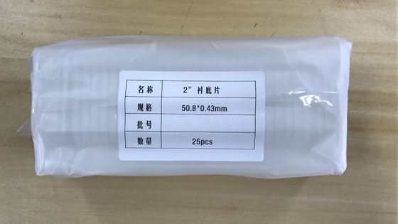 satın al Sapphire wafer Kalınlığı 0.43mm Sapphire bileşenleri Özel boyut ve yönelimler Çevrimiçi üretim