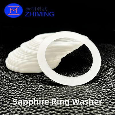 satın al Custom Sapphire Ring Washer – Wear-Resistant, Insulating Single-Crystal Al₂O₃ Component Çevrimiçi üretim