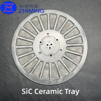 satın al Silicon Carbide Ceramic Tray for Semiconductor Wafer Processing Çevrimiçi üretim