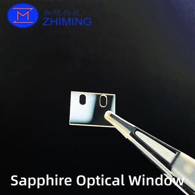 satın al Customized Square Sapphire Optical Window with Through Hole Çevrimiçi üretim