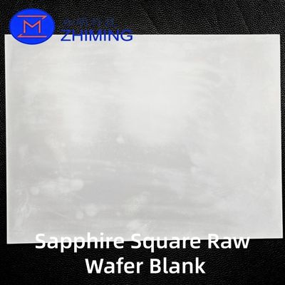 satın al Sapphire Square Raw Wafer Blank for Optical, Semiconductor, and High-Temperature Applications Çevrimiçi üretim