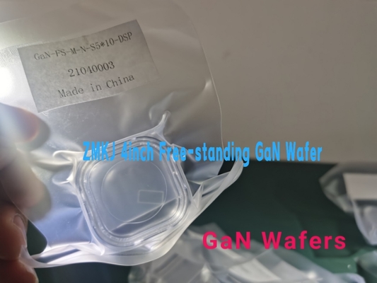 satın al Yarı iletken için katkısız 10X10mm M-Eksen HVPE GAN Wafers Çevrimiçi üretim