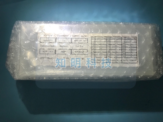 High Hardness Sapphire Optical Windows Single Crystal Type For Epi Ready Test