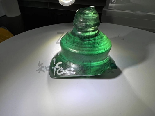 Lazer Çubuklar ve Kol Saati İçin Yeşil Safir Lazer Kristalleri Renkli Safir