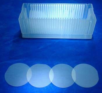 LED ve Optik Lens için Yuvarlak C - Eksen Safir Gofret Çapı 100mm