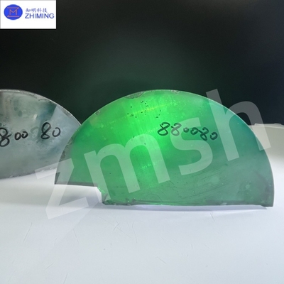 Sentetik Mücevher Kristal Moissanite Renkli Sapphire Parlak Yeşil SIC Ham Maddeler Mücevher Özel