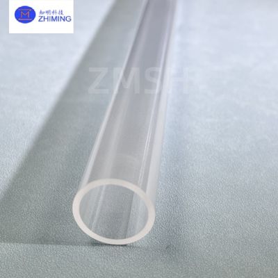 Sapphire optik cam tüp 99.999% Al2O3 yüksek sertlik 9.0 cilalanmış özel boyut