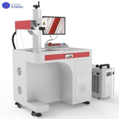 Paslanmaz çelik / bileşenler üzerinde işaretleme için fiber lazer işaretleme makinesi 20W-100W