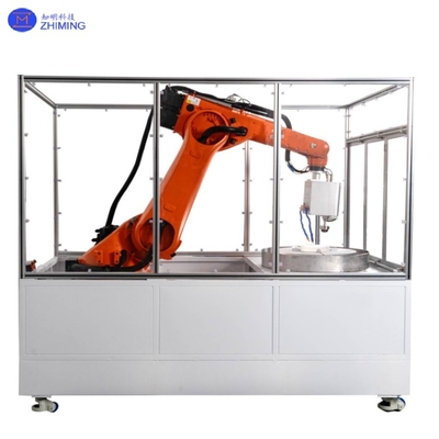 Düz/küresel/asferik optik bileşenlerin işlenmesi için robot cilalama makinesi